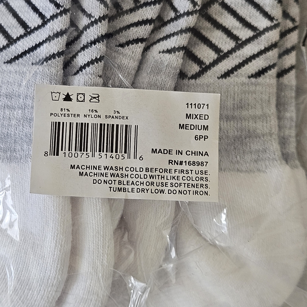 [NWT] Mission Dry and Cool Pinnacle No Show Socks - Picture 9 of 12